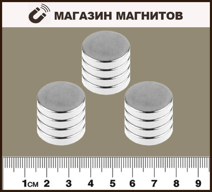 Неодимовый магнитный диск 20х3 мм