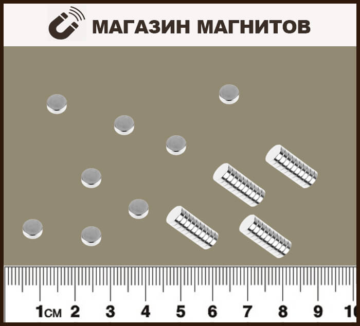 Неодимовый магнитный диск 5х1 мм