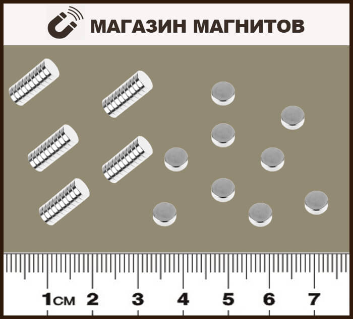 Неодимовый магнитный диск 5х2 мм