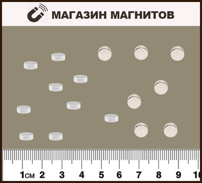 Неодимовый магнитный диск 6х2 мм