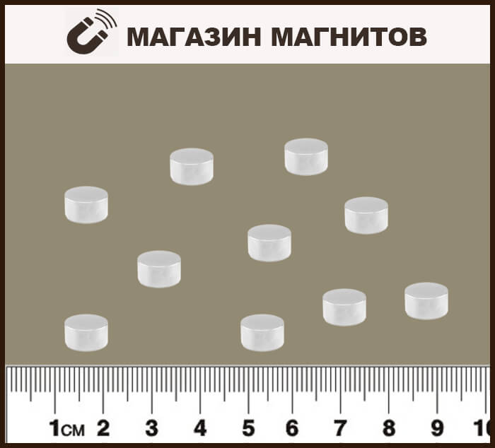 Неодимовый магнитный диск 8х5 мм