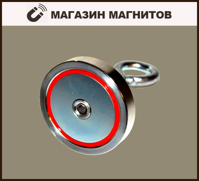 Поисковый односторонний магнит F200