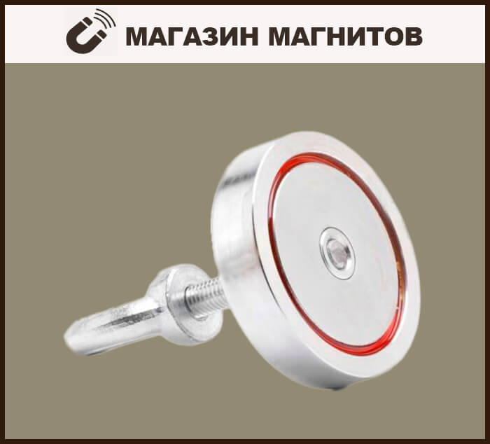 Поисковый односторонний магнит F400